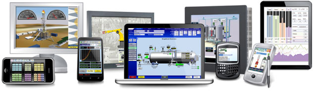 Devices connected through InduSoft